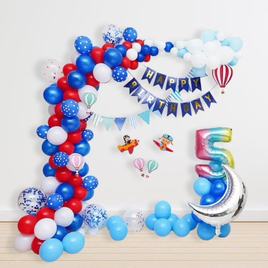Aeroplane theme decoration