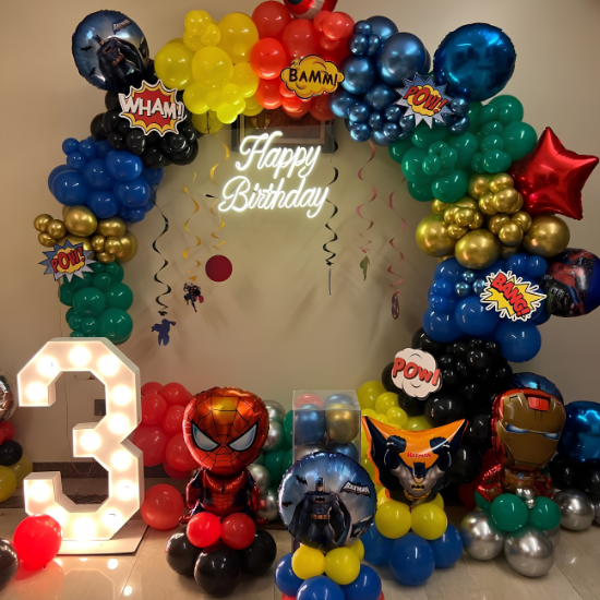 Avengers theme decoration