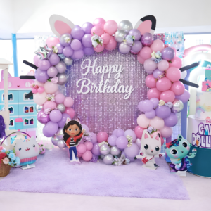 Gabby’s Dollhouse theme decoration