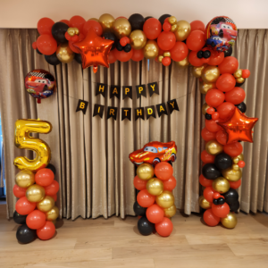 Lightning McQueen theme decoration