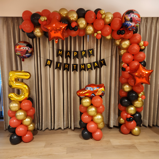 Lightning McQueen theme decoration
