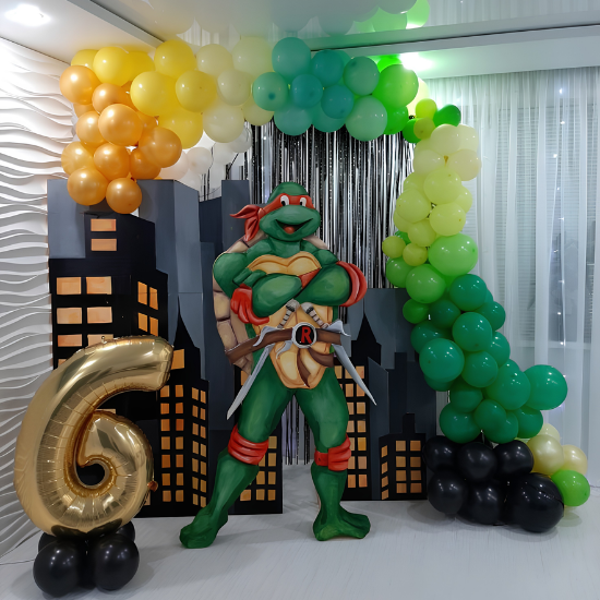 Ninja Turtles theme decoration