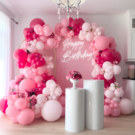 Pink theme decoration