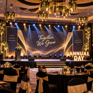 company annual day decoration service