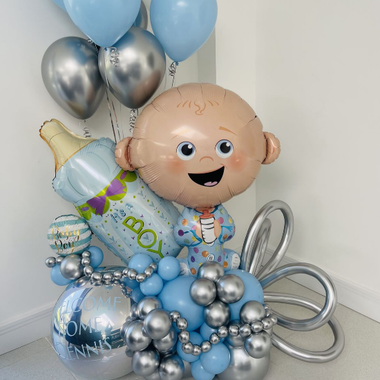 baby shower balloon bouquets